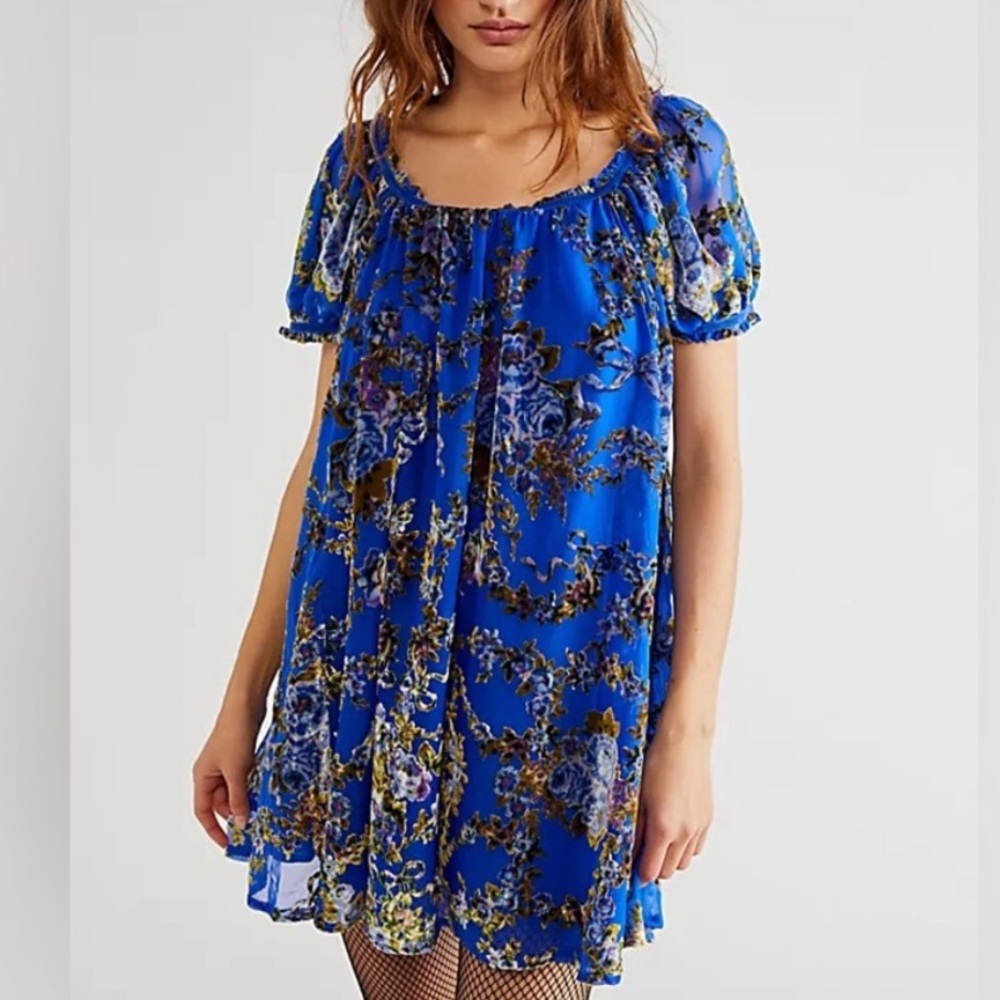 Free People Beautiful Blooms Mini Dress NWOT